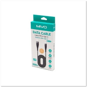 Кабель TYPE C MIVO MX-61 (L=3M) 2.4A нейлоновая оплетка Кабель TYPE C MIVO MX-61 (L=3M) 2.4A нейлоновая оплетка