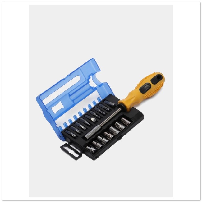 Набор головок и бит с отверткой  GQ-369 (16 предметов)