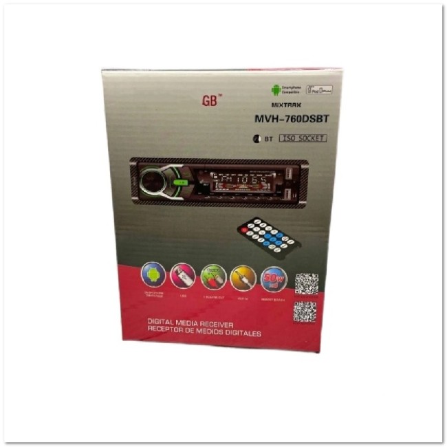 Автомагнитола BLUETOOTH GB MVH-760DSBT 7-цв.подсветка