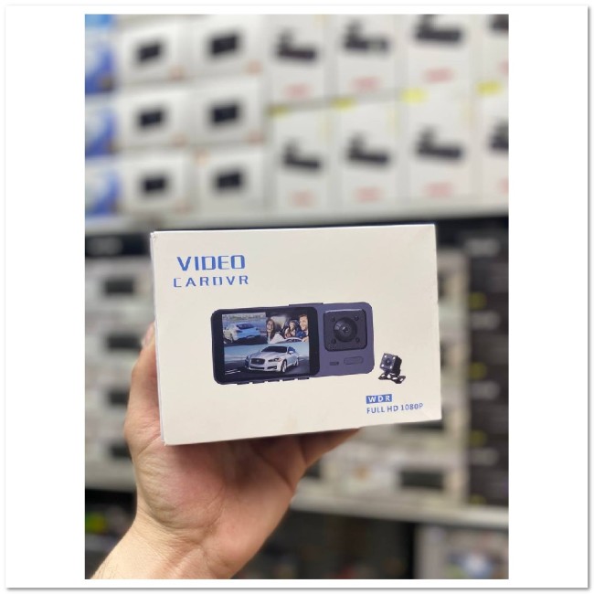 Автомобильный 3-х канальный регистратор CARCAMERA WDR T666 (FULL HD, 170 гр.+VGA)