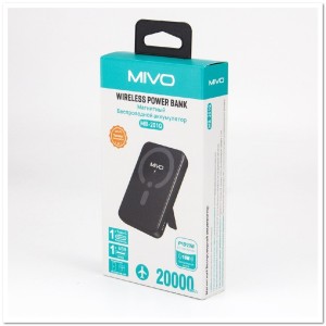 POWER-BANK MIVO MB-201Q 20000mAh 1 USB, PD20W TYPE C, MagSafe 15W POWER-BANK MIVO MB-201Q 20000mAh 1 USB, PD20W TYPE C, MagSafe 15W