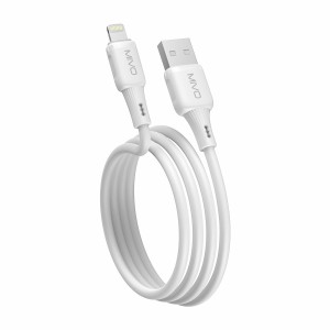 Кабель LIGHTNING MIVO MX-54L 2.4А, силиконовый, 1м