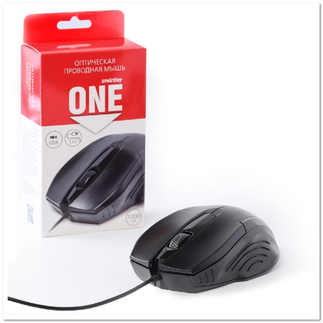 Мышь проводная  SMARTBUY ONE 210