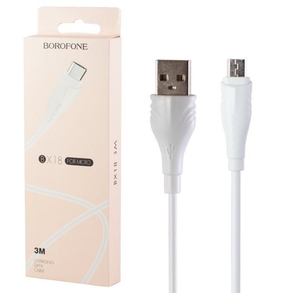 Кабель micro BOROFONE BX18 2А (1М) (круглый)