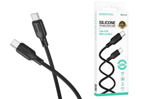 1Кабель TYPE-C на TYPE-C BOROFONE BX113 3А (PD 60W) (1М) (ЗАЩИТА ОТ ДЕТЕЙ/ОТ ПЕРЕГРЕВА/ОТ МОРОЗА) 1Кабель TYPE-C на TYPE-C BOROFONE BX113 3А (PD 60W) (1М) (ЗАЩИТА ОТ ДЕТЕЙ/ОТ ПЕРЕГРЕВА/ОТ МОРОЗА)