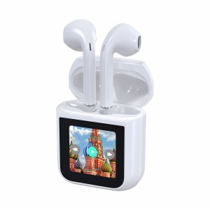 Беспроводные наушники MIVO MT-22 TWS WHITE LED-дисплей