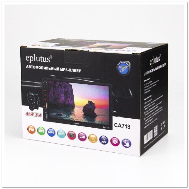 Автомагнитола 2-DIN EPLUTUS CA-713  BT5.0/СЕНСОРНЫЙ 7" LCD HD