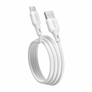 Кабель TYPE C MIVO MX-54T 2.4А, силиконовый, 1м