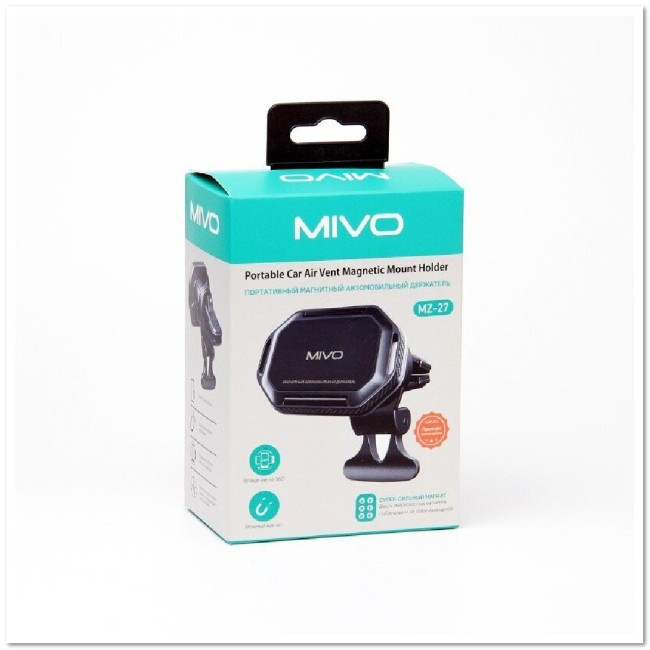 Автодержатель магнитный MIVO MZ27 (6 магнитов) в дефлектор