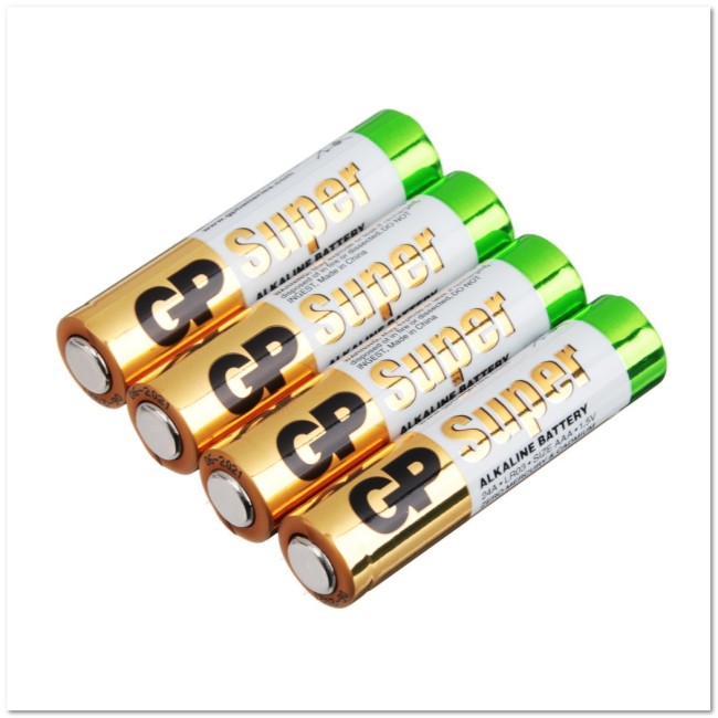 Батарейка алкалиновая GP АAA LR03 4S