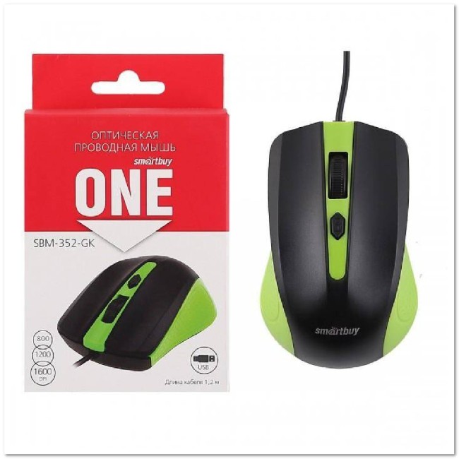 Мышь проводная  SMARTBUY ONE 352