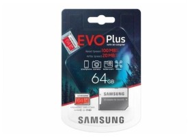 MicroSD Samsung 64GB 10 класс Evo Plus U1 (R/W 130 MB/s)