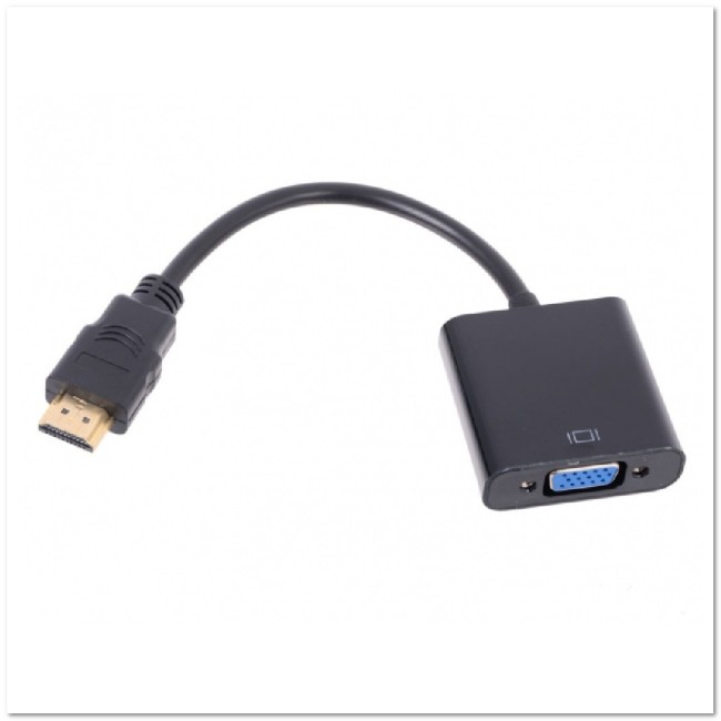 Конвертер-кабель (HDMI to VGA) FULL HD 20 см