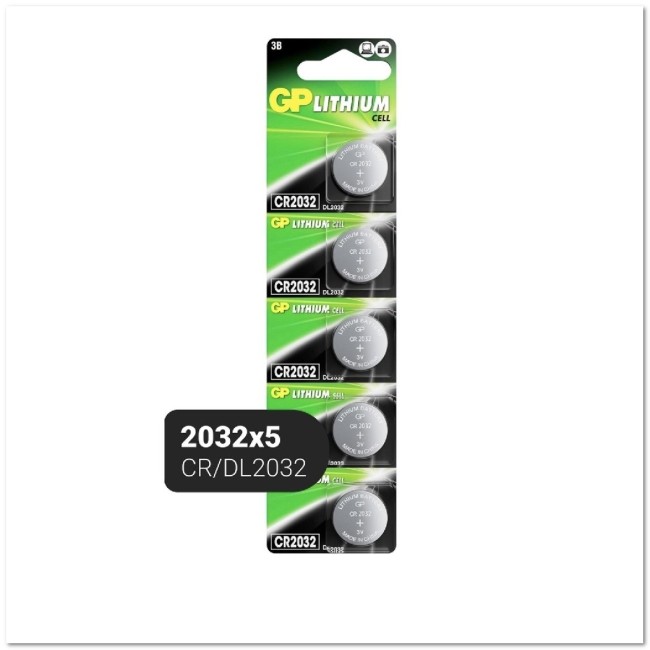 Литиевый элемент питания GP CR2025 3V BL5