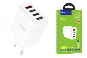 CЗУ HOCO C102A 4USB 3.0A 28.5W