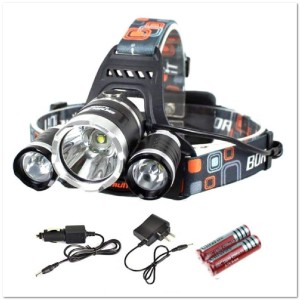 Фонарь налобный T-165 (LED, 2*18650, Т6, 4 режима)