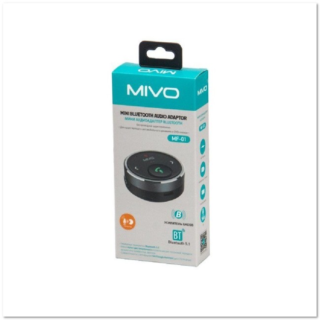 Автомобильный Bluetooth AUX адаптер MIVO MF-01