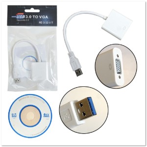 Конвертер-кабель (USB 3.0 to VGA) 20 см