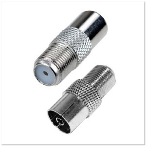 Антенный переходник TV гн. F- шт.TV  10055