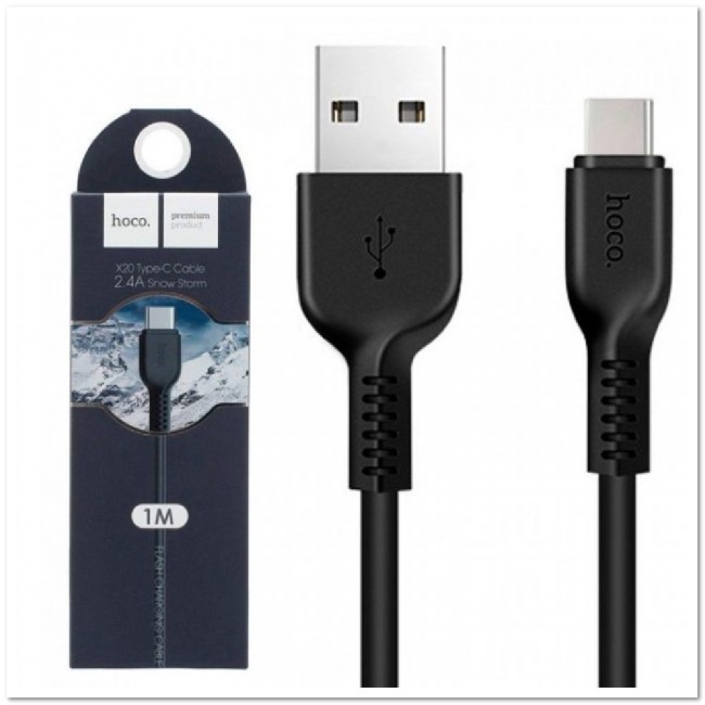 Кабель TYPE C HOCO X20  3A (L=1M)