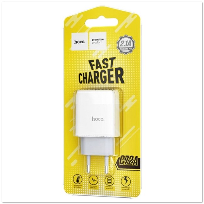 CЗУ HOCO C72A с USB 2.1A