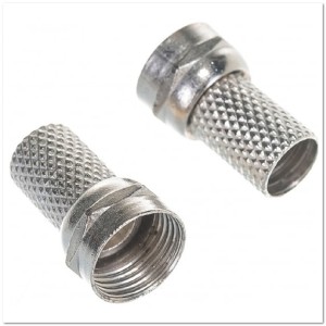 Антенный штекер F RG6 F-18 (17 мм)