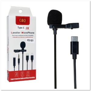 Петличный микрофон (TYPE-C) CQ021 кабель 1.5м