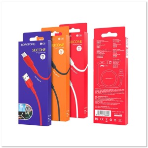 Кабель micro BOROFONE BX30 2.4А (1М) (ЗАЩИТА ОТ ДЕТЕЙ/ ОТ ПЕРЕГРЕВА/ОТ МОРОЗА)