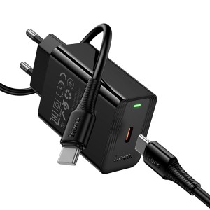 СЗУ HOCO CS93A c TYPE-C + кабель TYPE-C PD20W