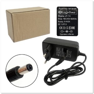 СЗУ для цифровых устройств 8.4V (2А) разъем 5,5 / 2,5 LP-114 (автомат-зашита от перегрузки)