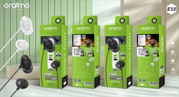 Наушники MP3 ORAIMO K58 с микрофоном  в коробке BLACK