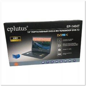 Телевизор с цифровым тюнером и DVD Eplutus EP-1404T (дисп.15", 1366x768)