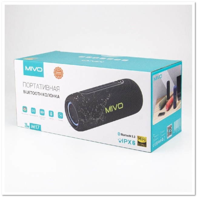 Bluetooth колонка Mivo M17 TWS (20W/1500mAh)