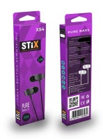 Наушники MP3 STiX X-54 с микрофоном  BLACK