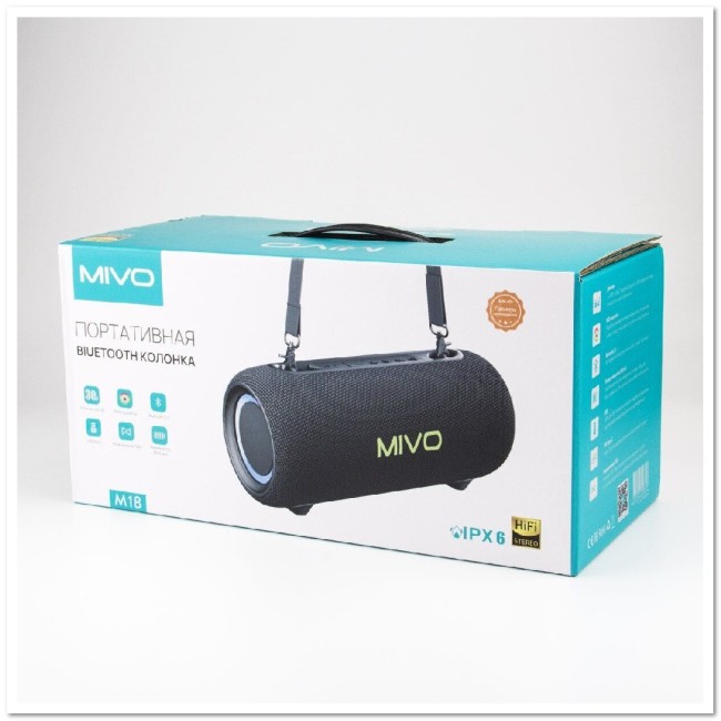 Bluetooth колонка Mivo M18 TWS (2*15W/3600mAh)