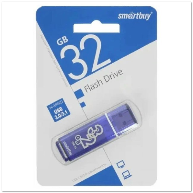 USB Flash SМARTBUY3 32 Гб Glossy 3.0