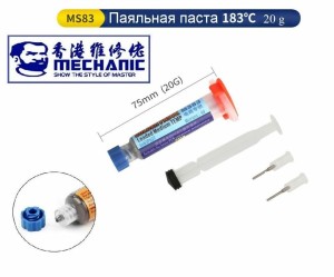 Паяльная паста MECHANIC MS38, 20 гр.(флюс для пайки)