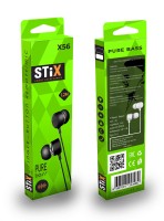 Наушники MP3 STiX X-56 с микрофоном  BLACK