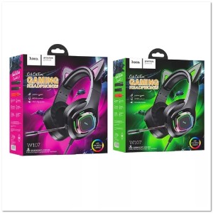 Полноразмерные игровые наушники HOCO W107 Cat