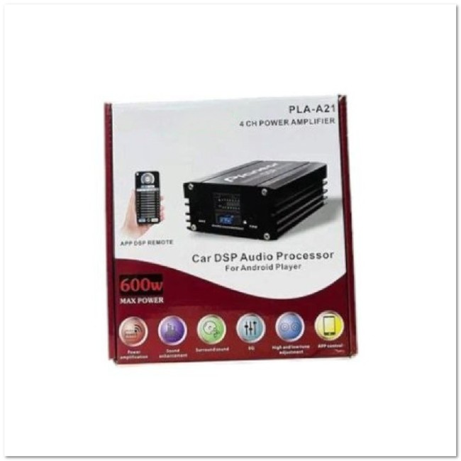 Автомобильный усилитель звука Prok 600W PLA-A21 (4 канала)  (4 канала) для Android магнитол