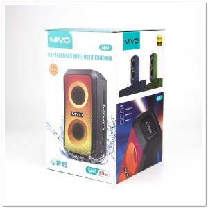 Bluetooth колонка Mivo M67 TWS (2*15W/6000mAh)