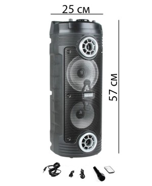 Напольная bluetooth колонка ZQS-6208 30W(4500 mAh) с микрофоном