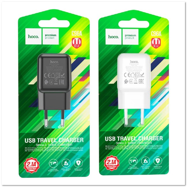 CЗУ HOCO C96A с USB 2.1A