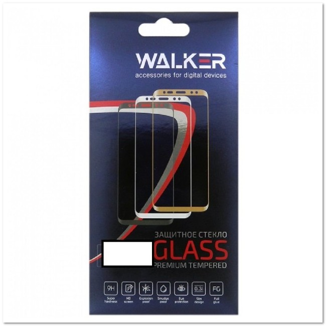 Защитное стекло WALKER iPhone 7+/8+ BLACK