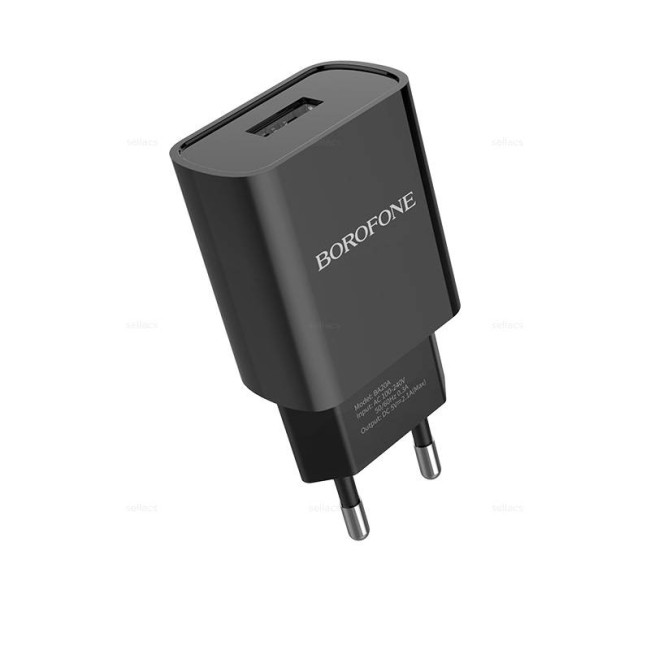 СЗУ BOROFONE BA20A с USB 2.1A СЗУ BOROFONE BA20A с USB 2.1A
