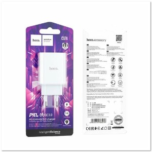 CЗУ HOCO C97A c USB+TYPE-С портами Q3.0 20W
