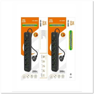 Сетевой фильтр OSMAN OS-2606, 3м 6 гнезд + 2 USB + TYPE C, с переключателем, заземление 10A