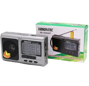 Радиоприемник XBSONTEC XB-1525URT (USB, micro SD, AUX, фонарь, 1*18650 или AA 3шт)