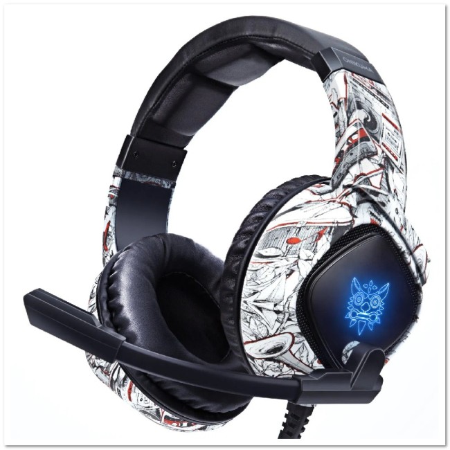Наушники игровые полноразмерные ONIKUMA K19 WHITE