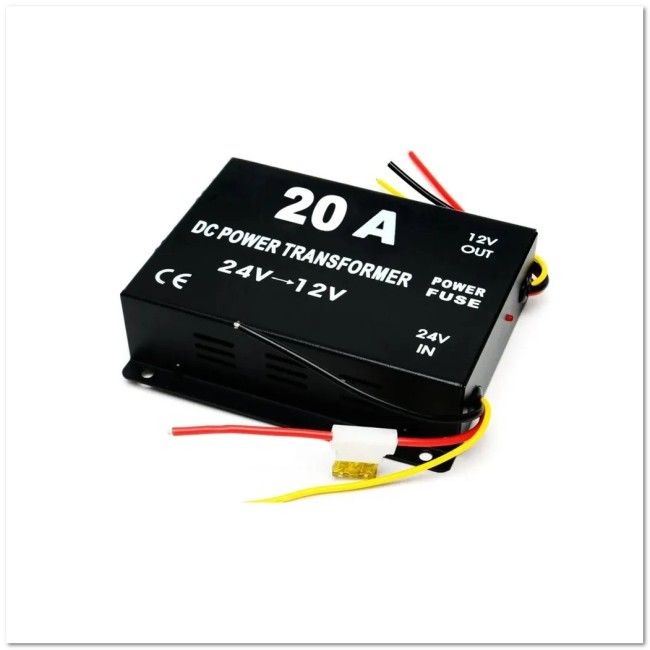 Автомобильный преобразователь 20А (24v-12v)